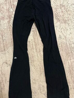 Alo Black Flare Yoga Pants